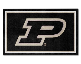 Tapis Purdue Boilermakers, 3 pi x 5 pi, duveteux
