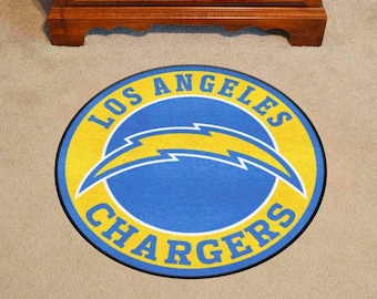Los Angeles Chargers Mat Roundel Round Shaped Mat 27" Diameter