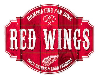 NHL Detroit Red Wings 24'' Homegating Tavern Sign 24"