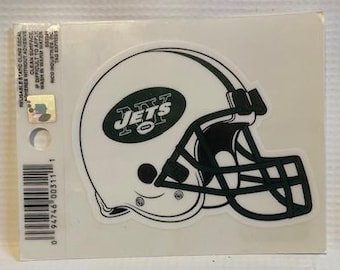 New York Jets Cling Decal 4"x4" Removable Reusable