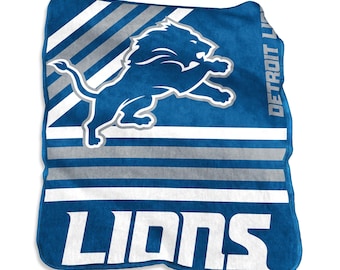 Detroit Lions Raschel Throw Blanket 50x60