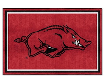 Arkansas Razorbacks Rug 3' x 5' Plush Area Rug