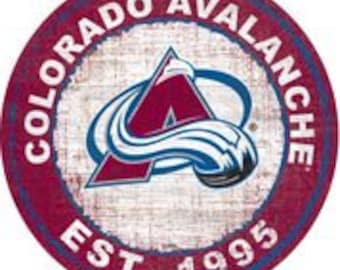 Colorado Avalanche 12x16 Man Cave Framed Sign