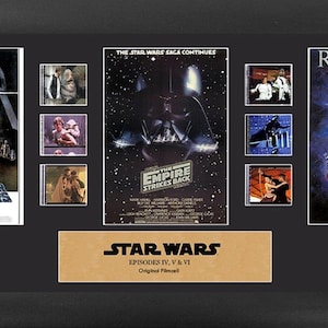 Arte de celda de la película de la trilogía de Star Wars: Edición limitada enmarcada coleccionable