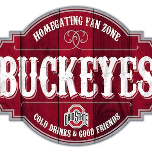 Ohio State Buckeyes 24&#39;&#39; Homegating Tavern Sign 24&quot;