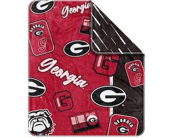Georgia Bulldogs Dream Weave Throw 50x60