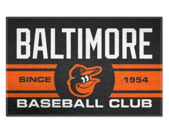 Baltimore Orioles Mat Baseball Club Mat 19" x 30"