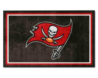 Tampa Bay Buccaneers Rug 3' x 5' Plush Area Rug