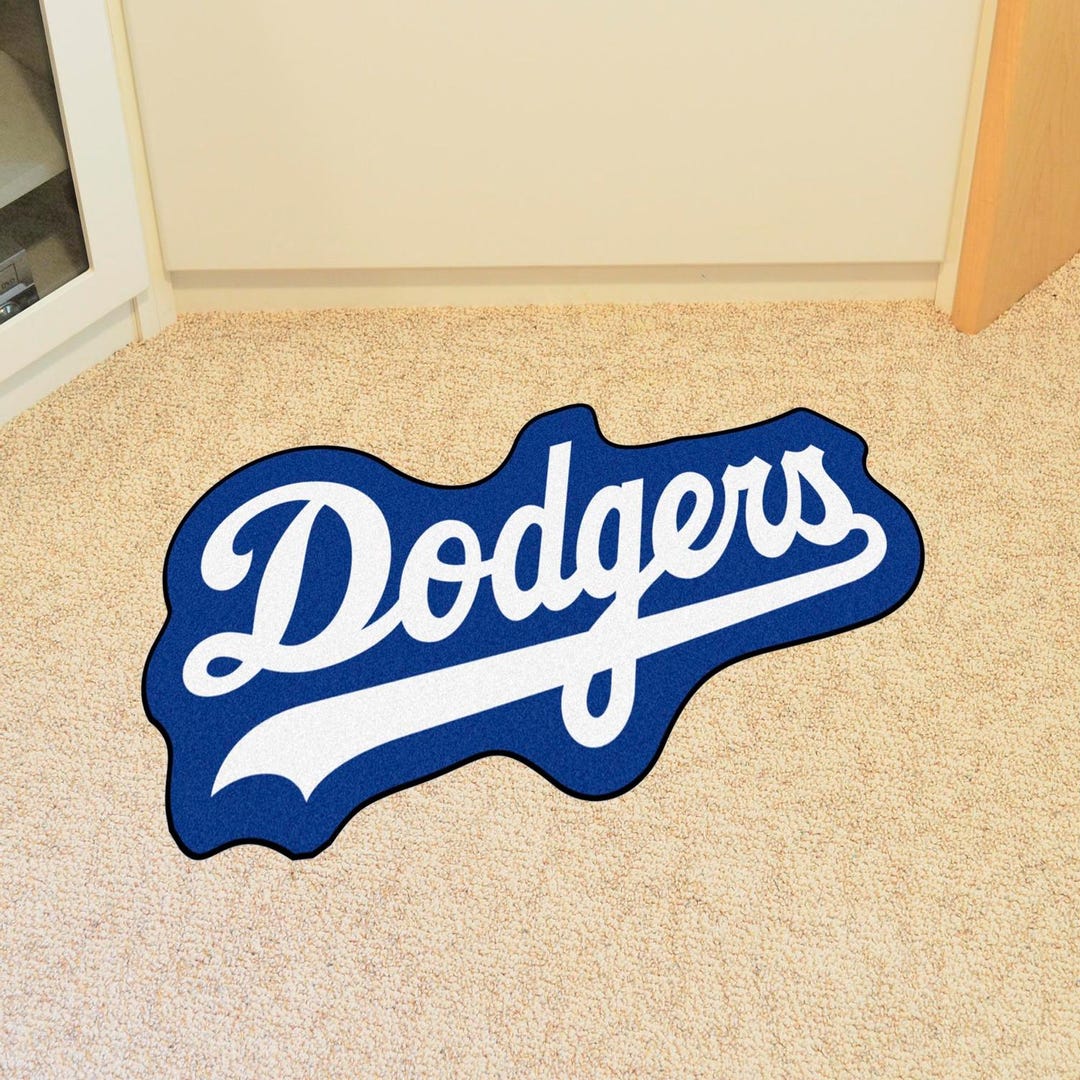 Dodger Rug Los Angeles Dodgers Mat 36'' X 21'' Mascot Mat / Rug - Etsy