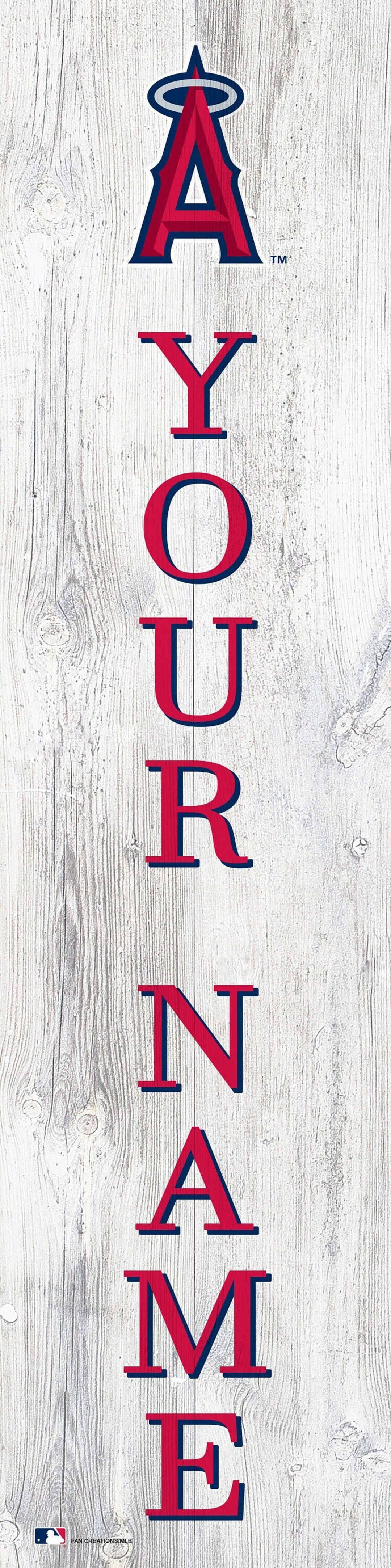 Angeles Hand Sign Los Angeles Angels Sign Personalized Leaner Sign 48