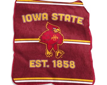 Iowa State Cyclones Blanket Raschel Est. Throw Blanket 50x60