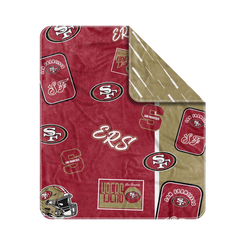 San Francisco 49ers Blanket Dream Weave Throw 50x60 - Etsy