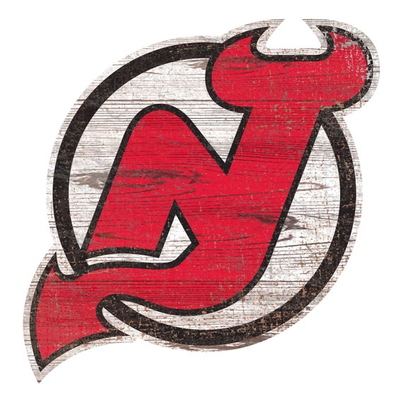 New Jersey Devils Hockey Carved Wood Wall Hanging Sign -  Israel