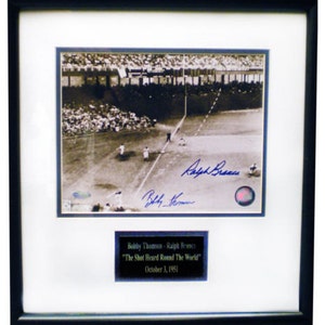 Thomson Branca SIGNED 8x10 Framed Photo Holograms & COA