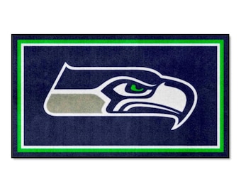 Alfombra de felpa de 3' x 5' de los Seattle Seahawks y los 49ers