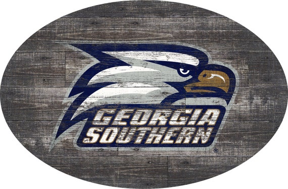 Georgia Southern Wall Art 46 Inch Distressed Wood Sign - Georgia Southern Wall Art Georgia Southern Wall Art 46 Inch Distressed Wood Sign - Georgia Southern Wall Art