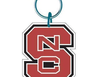 North Carolina State Acrylic Keychain