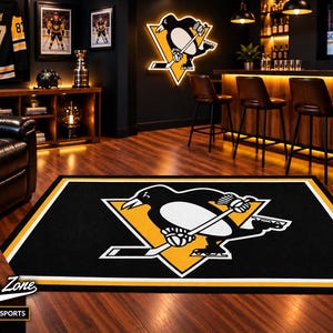 【激レア】NHL ピッツバーグ・ペンギンズ vintageラグマット インテリア Pittsburgh Penguins Rugs - Etsy