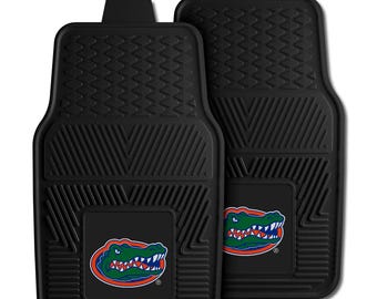 Florida Gators 2 Piece Vinyl Car Mats Heavy Duty Car Mat 18"x27"