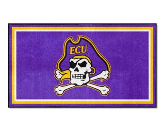 Tapis ECU pirates de la Caroline de l'Est, 3 pi x 5 pi, 3 pi x 5 pi
