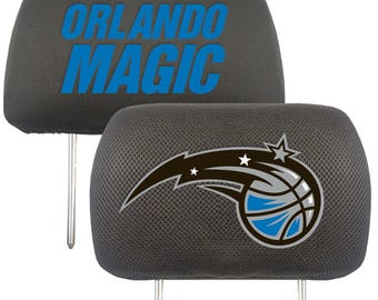Orlando Magic 2pc Embroidered Headrest Cover Set