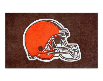 Alfombra de los Cleveland Browns de 3' x 5', alfombra de felpa.