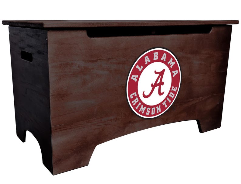 Alabama Crimson Tide Toy Box Storage Chest - Etsy