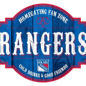 NHL New York Rangers 24&#39;&#39; Homegating Tavern Sign 24&quot;