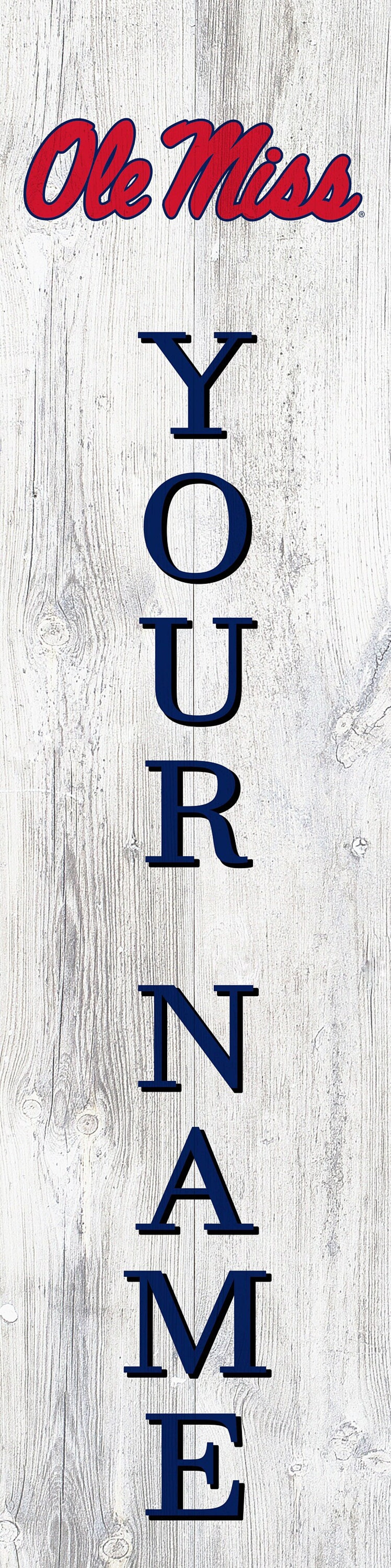 Ole Miss Sign Personalized Leaner Sign 48