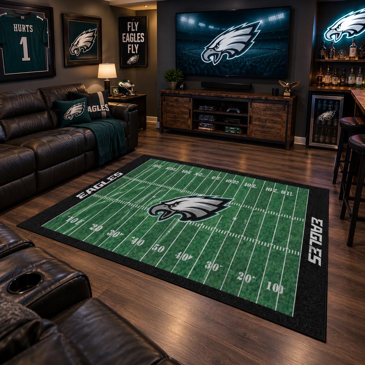 Nfl Football Area Rug - Etsy