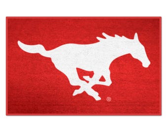 SMU Southern Methodist Mustangs Mat Starter Mat 19" x 30"