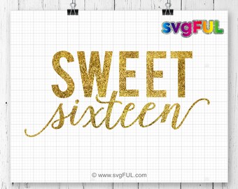 Free Free 193 Sweet Sixteen Svg SVG PNG EPS DXF File