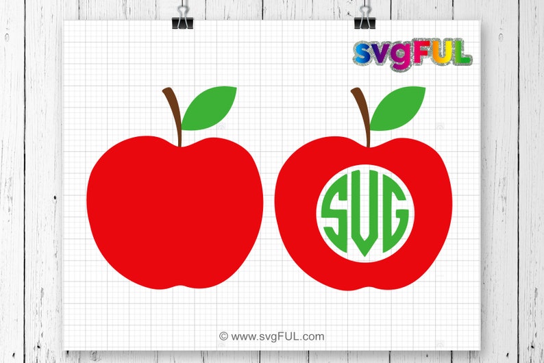 Download Clip Art School Svg Svg Teacher Svg Apple Svg Apple Vinyl Apple Cricut Cut File Teacher Monogram Svg Split Apple Svg Art Collectibles