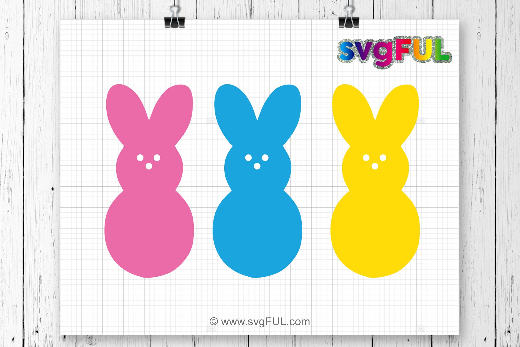 Peep SVG, Peeps Easter Svg, Easter Bunny Svg, Svg File, Siilhouette Cut F.....