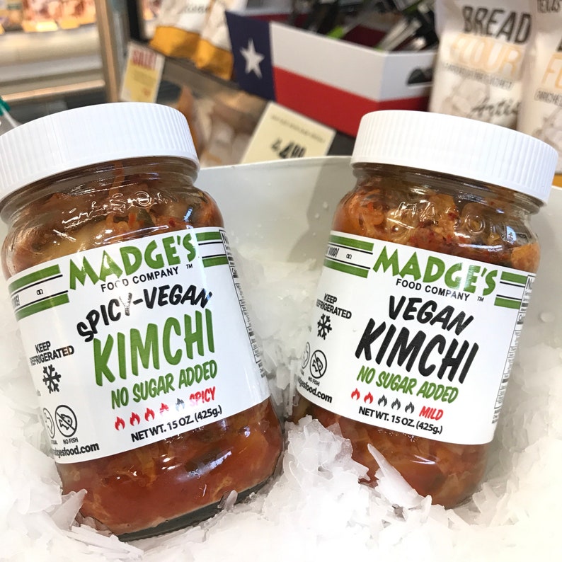 Glass JarVegan Kimchi Etsy