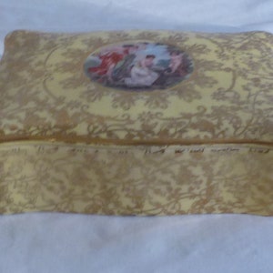 Hand painted trinket box