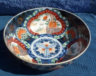 ヴィンテージ　オールド伊万里 大聖寺伊万里 金襴手更紗文 四寸皿 明治時代 E1458A | iichi 日々の