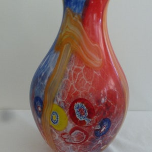 Italian art glass vase