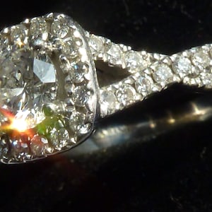 Vera Wangs &quot;love:  0.45ct round diamond ring
