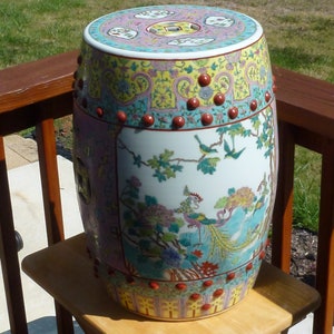 Qing 19th c. garden stool