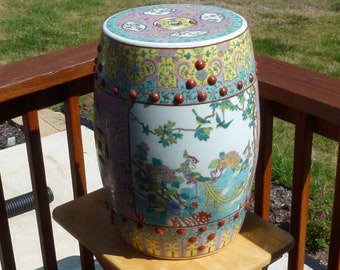 Qing 19th c. garden stool