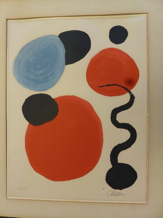 Alexander Calder Singed and Numbered Lithograph - Etsy