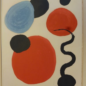 Alexander Calder singed and numbered Lithograph
