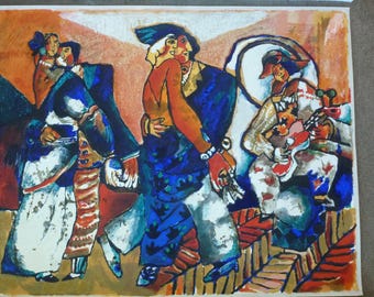 作家名　テオ　トビアス テオ・トビアス『戴冠式』オリジナル版オフセットリトグラフ - Etsy 日本