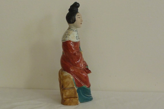 清朝の素焼きの女性像 - Etsy 日本