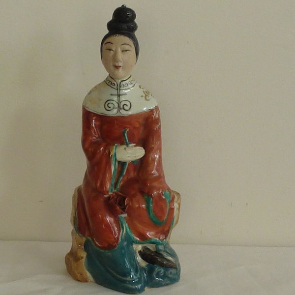 Chinese Bisque Figurines Etsy