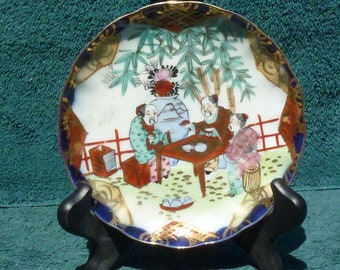 Chinese rose mandarin plate