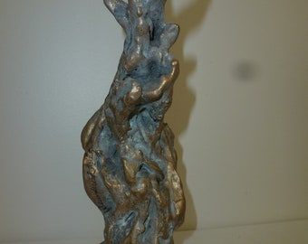 signed Saunders Schultz brutalist sculpture