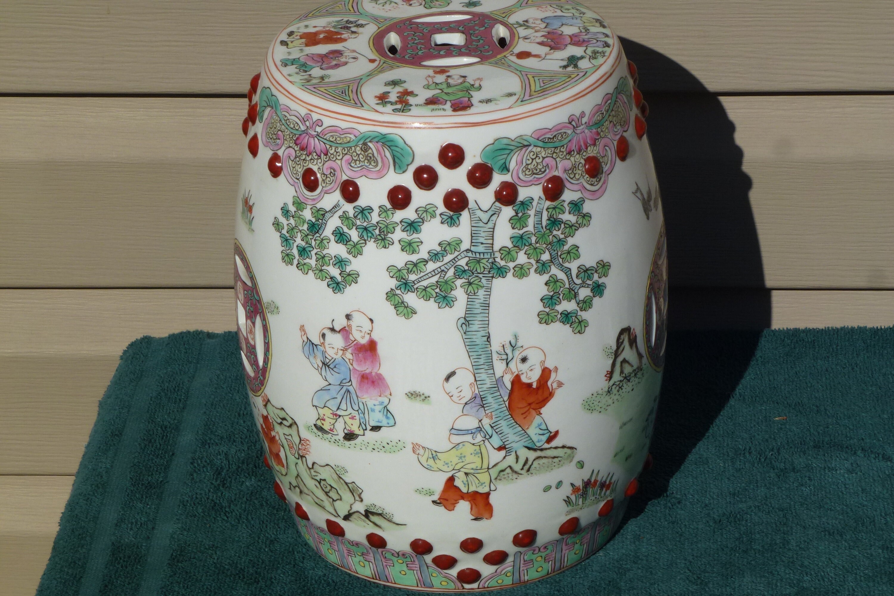 Vintage chinese 2024 garden stool