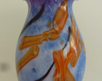 Italian art glass vase